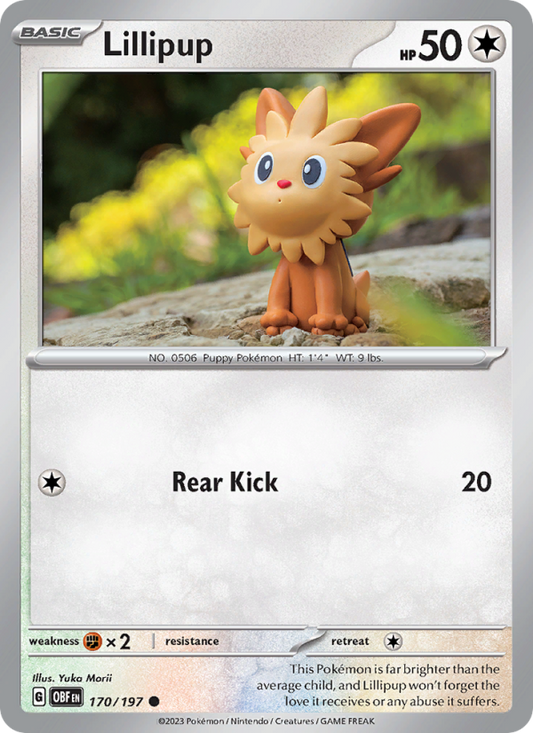 Lillipup (170/197) Reverse Holo card image