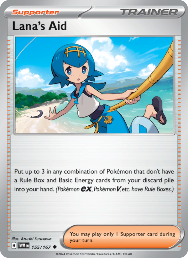 Lana's Aid (155/167) Reverse Holo card image