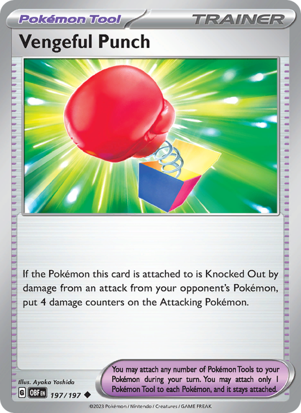 Vengeful Punch (197/197) Reverse Holo card image