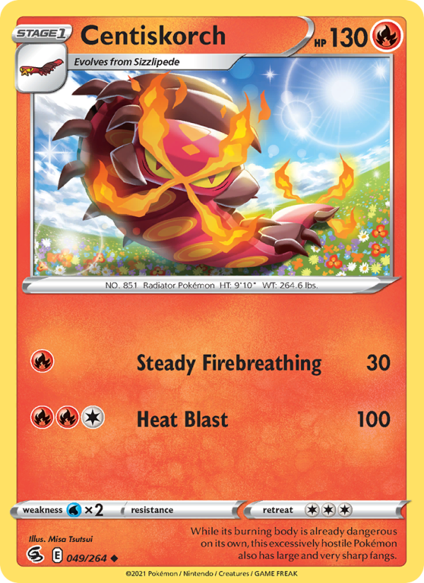 Centiskorch (049/264) Reverse Holo card image