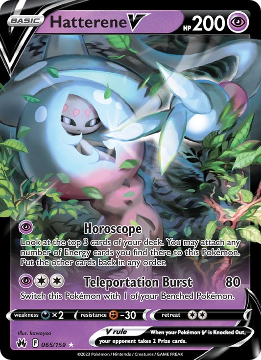 Hatterene V (065/159) Holographic card image