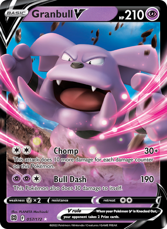 Granbull V (057/172) Holographic card image