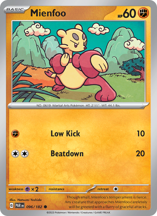 Mienfoo (096/182) Reverse Holo card image