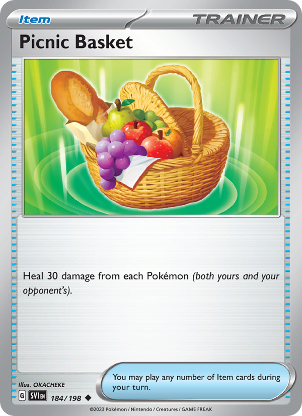 Picnic Basket (184/198) Reverse Holo card image