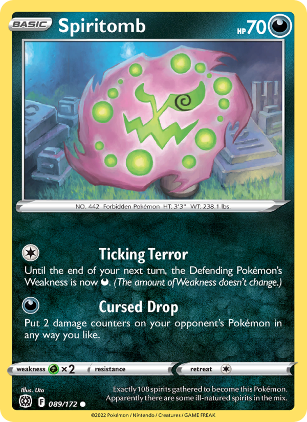 Spiritomb (089/172) Reverse Holo card image