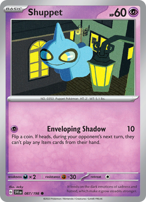 Shuppet (087/198) Reverse Holo card image