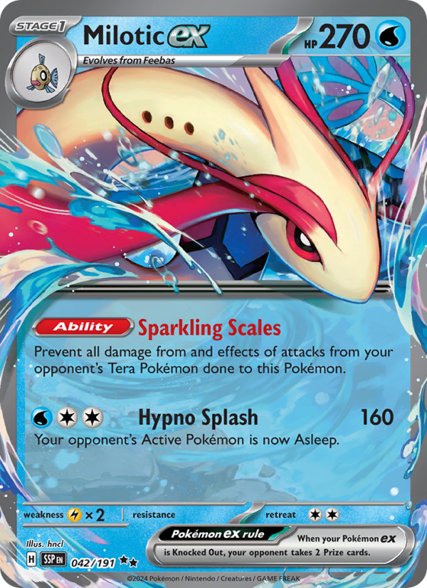 Milotic ex (042/191) Holographic card image