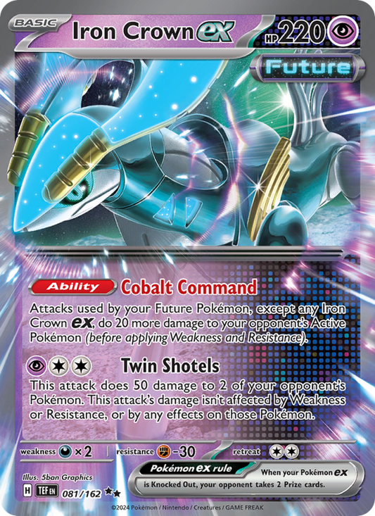Iron Crown ex (081/162) Holographic card image