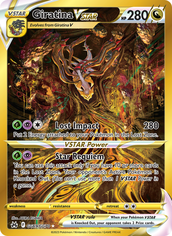 Giratina VSTAR (GG69/159) Holographic card image