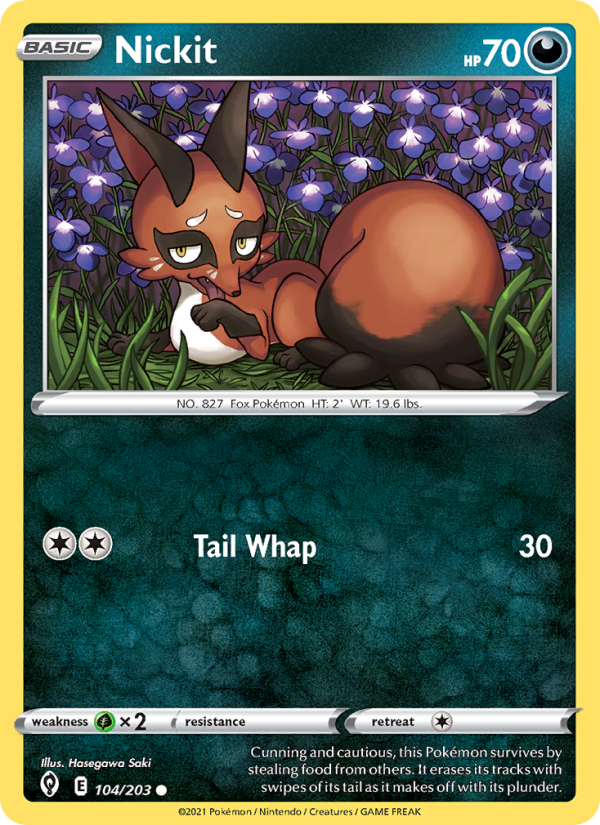Nickit (104/203) Reverse Holo card image