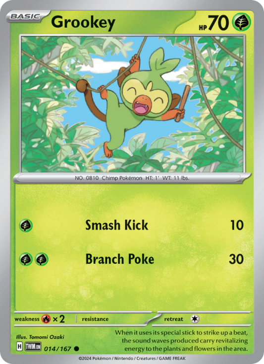 Grookey (014/167) Reverse Holo card image