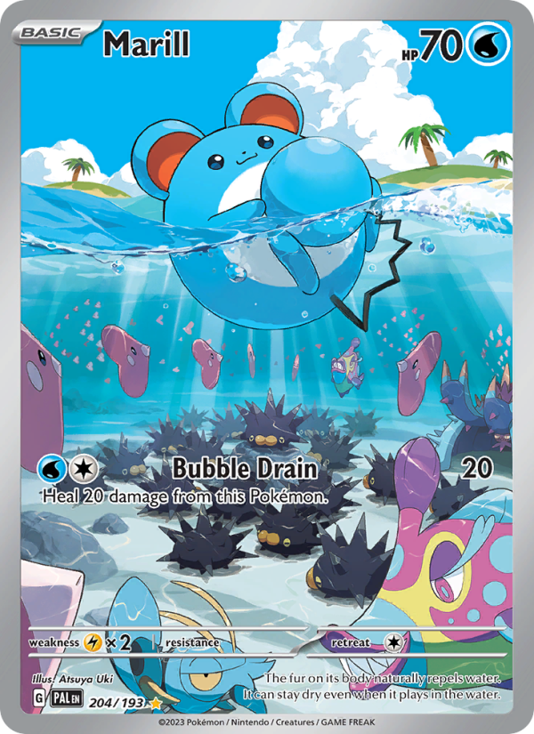 Marill (204/193) Holographic card image