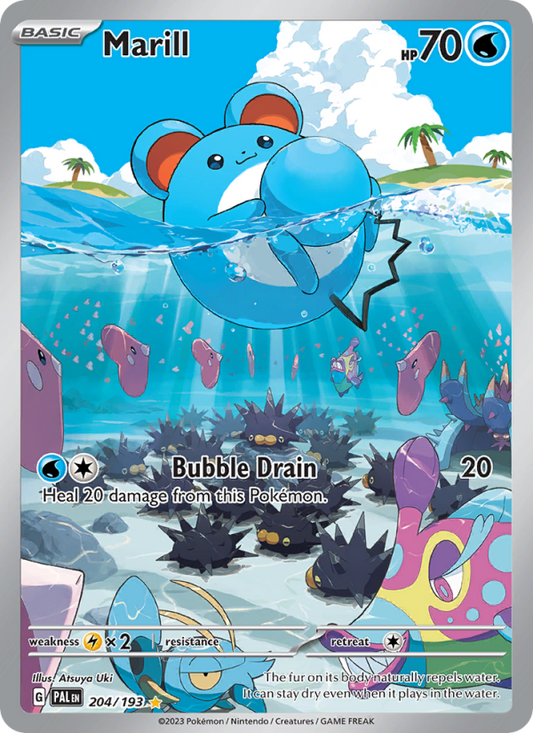 Marill (204/193) Holographic card image