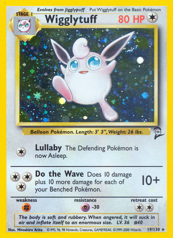 Wigglytuff (019/130) Reverse Holo card image