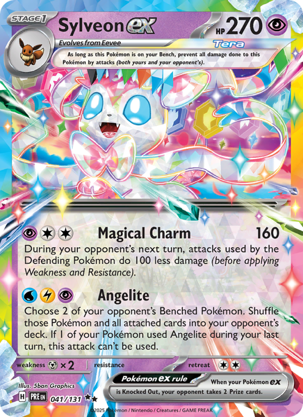 Sylveon ex (041/131) Reverse Holo card image