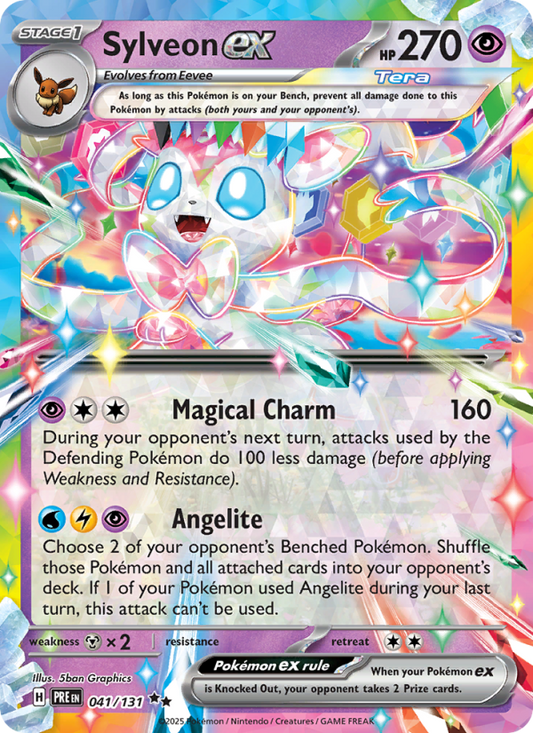 Sylveon ex (041/131) Reverse Holo card image