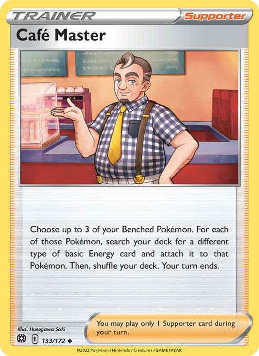 Café Master (133/172) Reverse Holo card image
