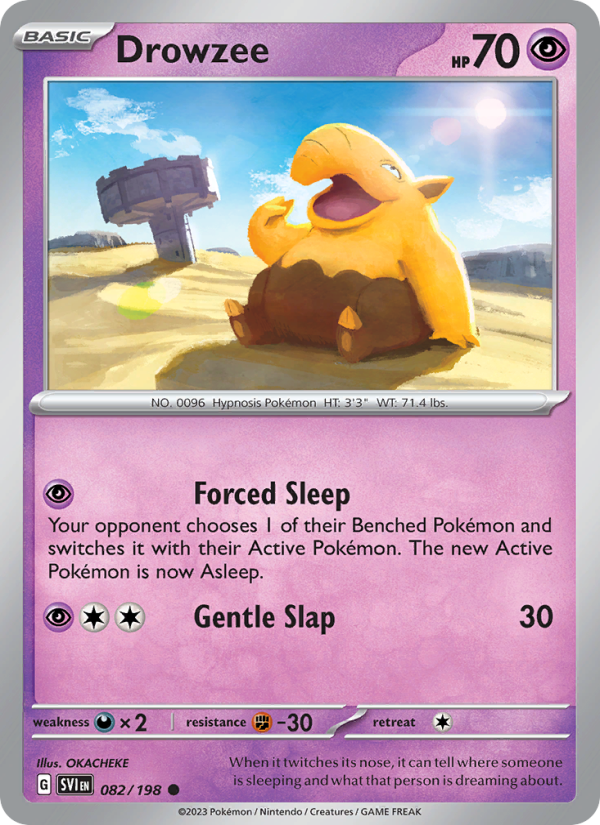 Drowzee (082/198) Reverse Holo card image