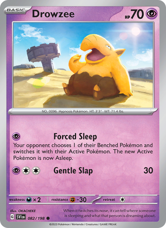 Drowzee (082/198) Reverse Holo card image