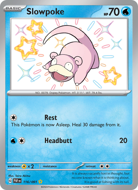 Slowpoke (116/91) Holographic card image