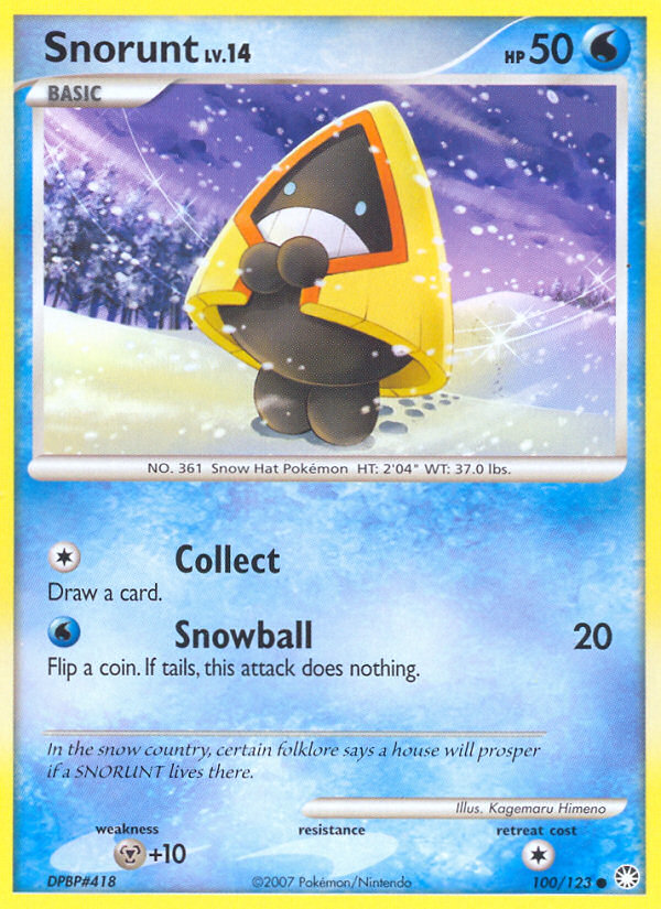 Snorunt (100/122) Reverse Holo card image