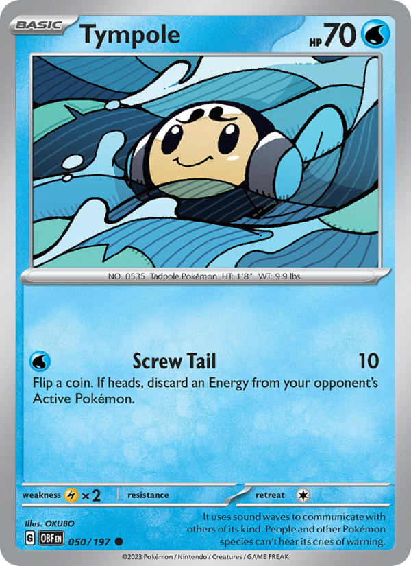 Tympole (050/197) Reverse Holo card image