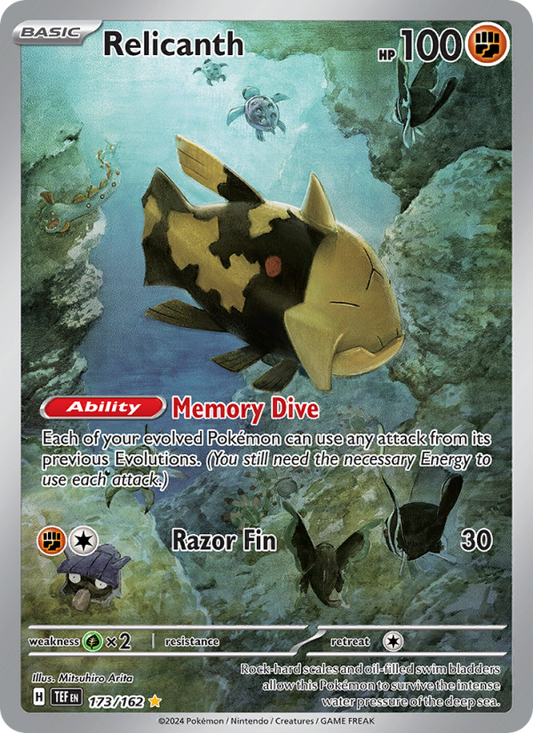 Relicanth (173/162) Holographic card image