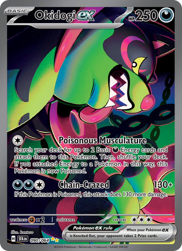 Okidogi ex (090/64) Holographic card image