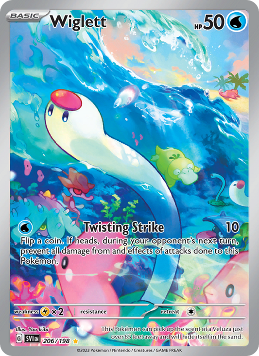 Wiglett (206/198) Holographic card image
