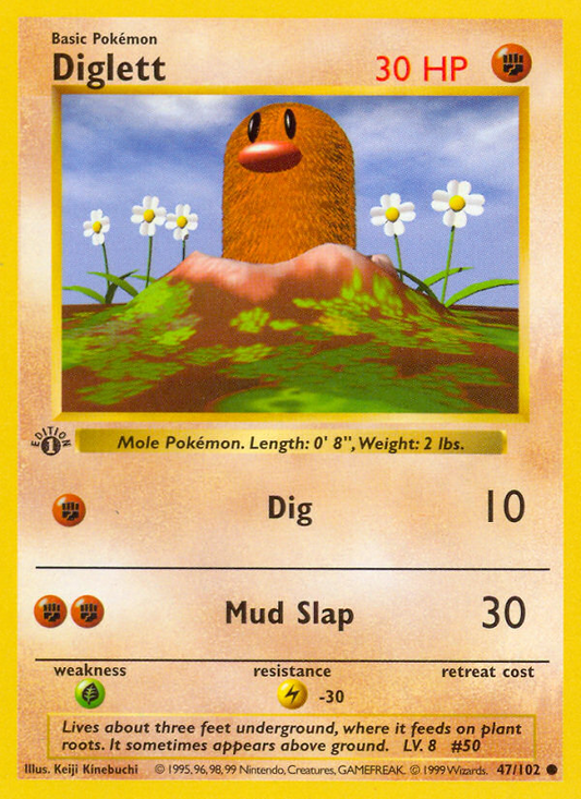 Diglett (047/102) Reverse Holo card image