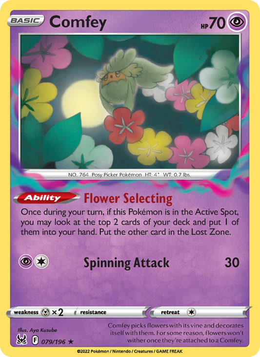 Comfey (079/196) Reverse Holo card image
