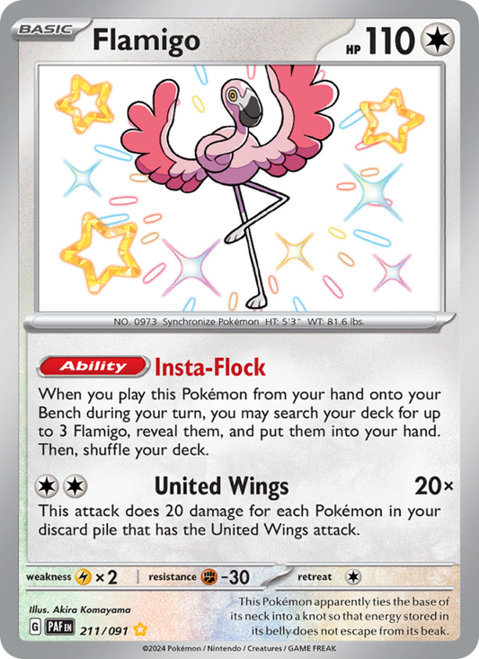 Flamigo (211/91) Holographic card image
