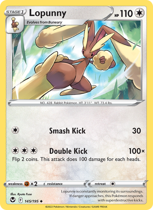 Lopunny (145/195) Reverse Holo card image