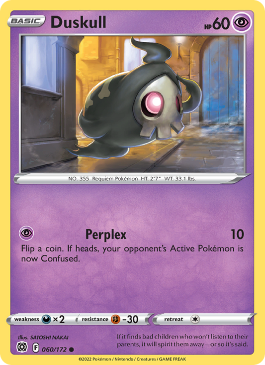 Duskull (060/172) Reverse Holo card image