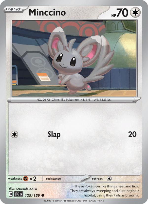 Minccino (125/159) Reverse Holo card image
