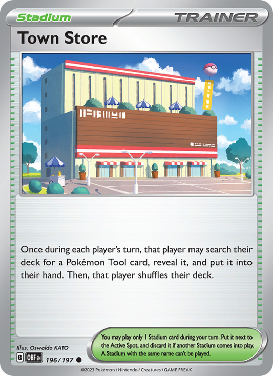 Town Store (196/197) Reverse Holo card image