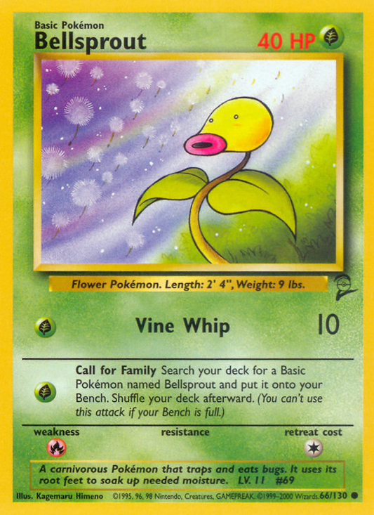 Bellsprout (066/130) Reverse Holo card image