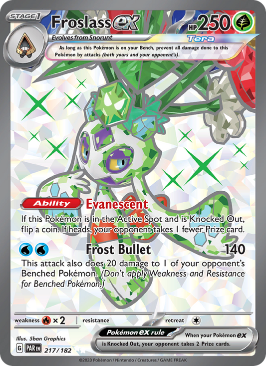 Froslass ex (217/182) Holographic card image