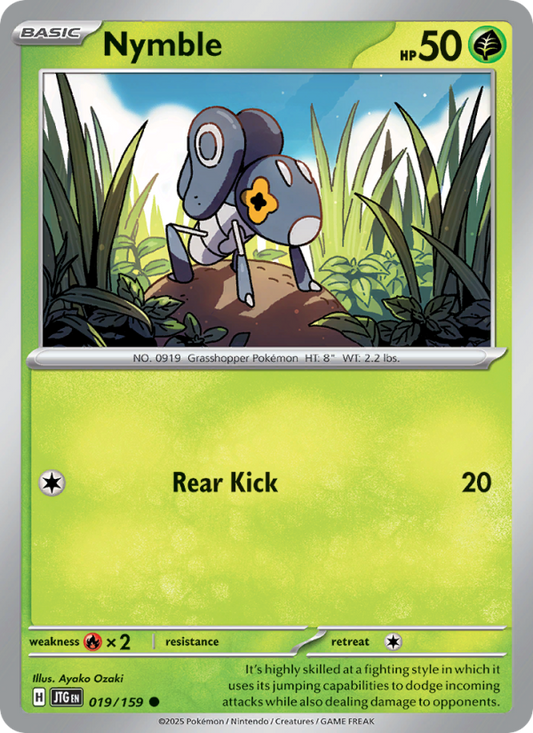 Nymble (019/159) Reverse Holo card image