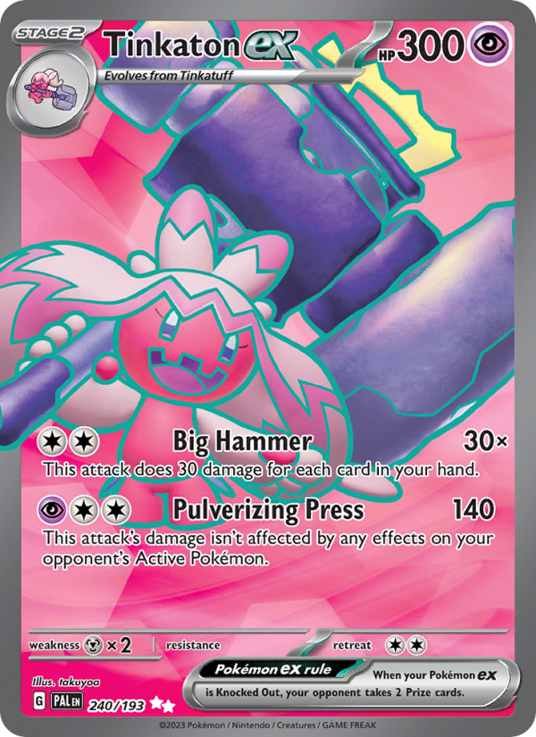 Tinkaton ex (240/193) Holographic card image