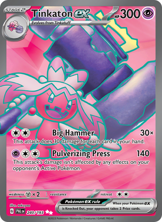 Tinkaton ex (240/193) Holographic card image
