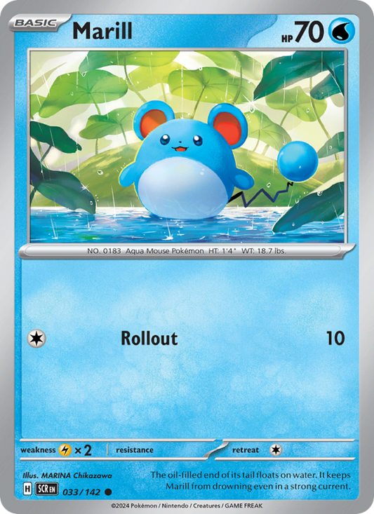 Marill (033/142) Reverse Holo card image