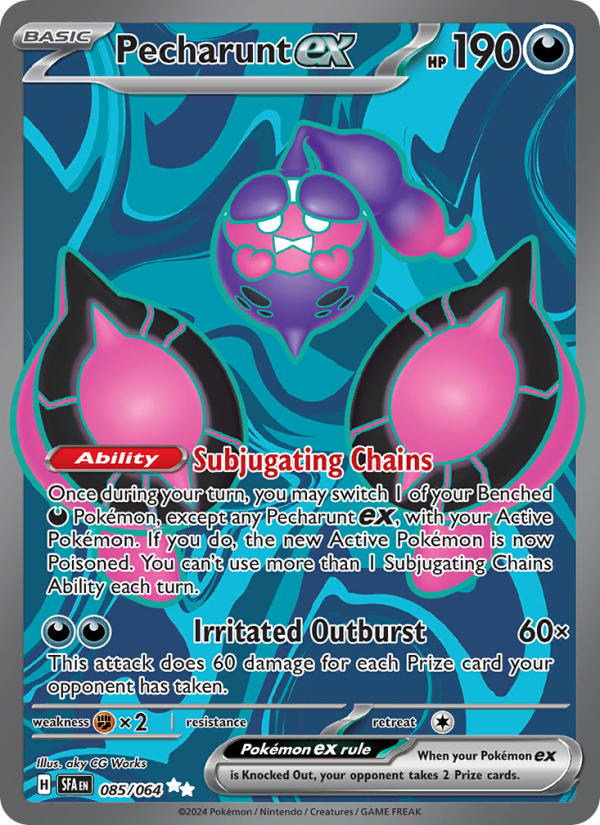 Pecharunt ex (085/64) Holographic card image