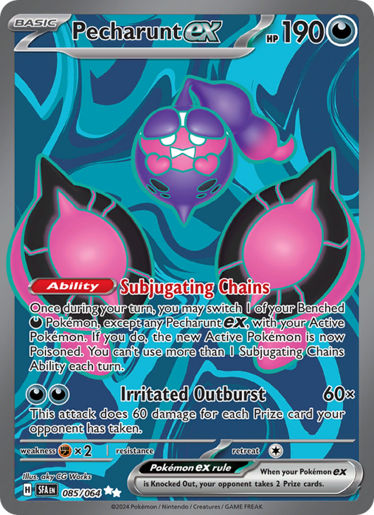Pecharunt ex (085/64) Holographic card image