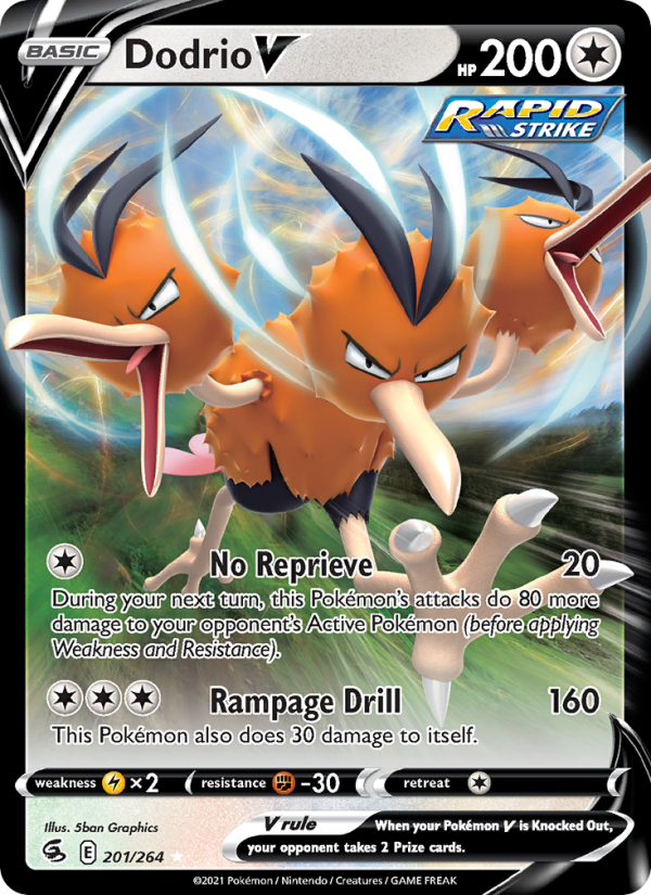 Dodrio V (201/264) Holographic card image
