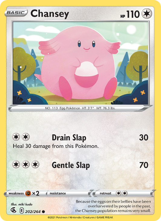 Chansey (202/264) Reverse Holo card image