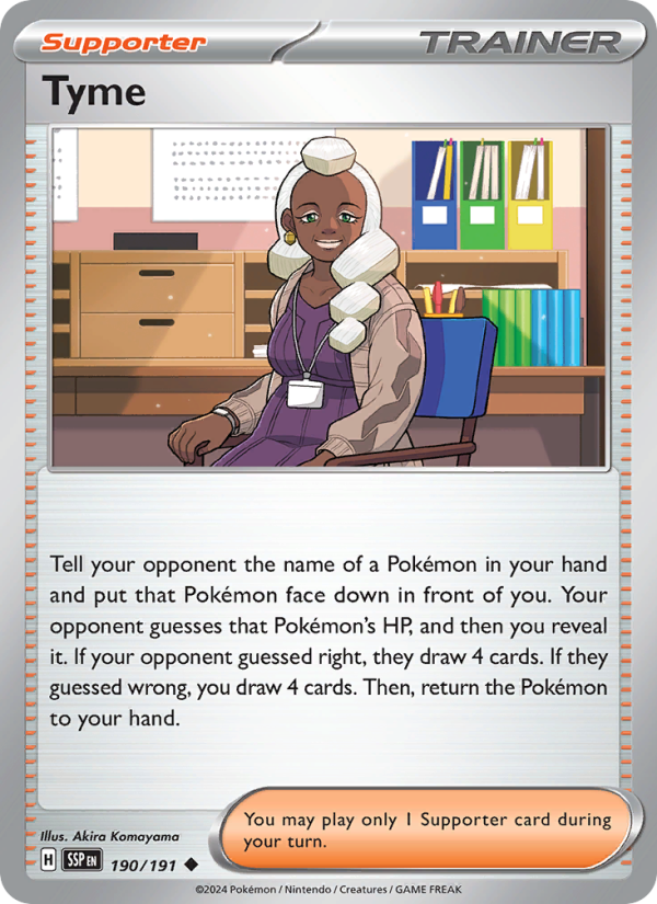 Tyme (190/191) Reverse Holo card image