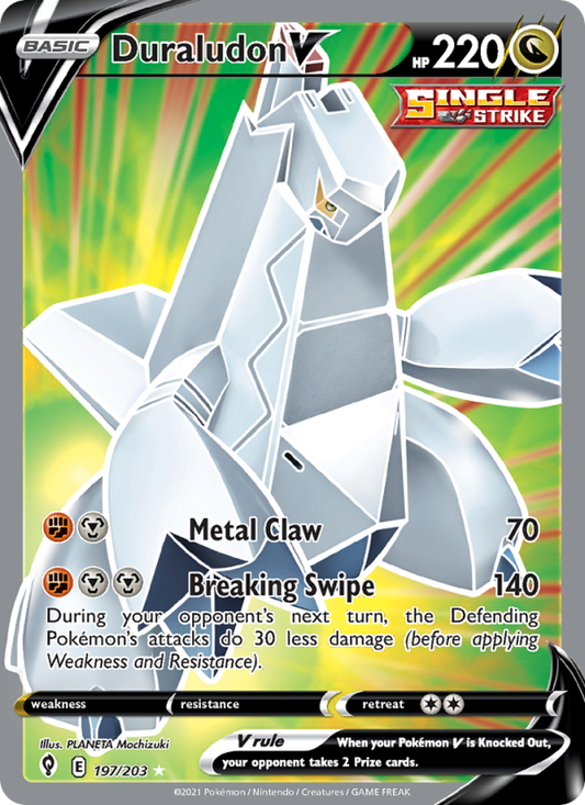 Duraludon V (197/203) Holographic card image