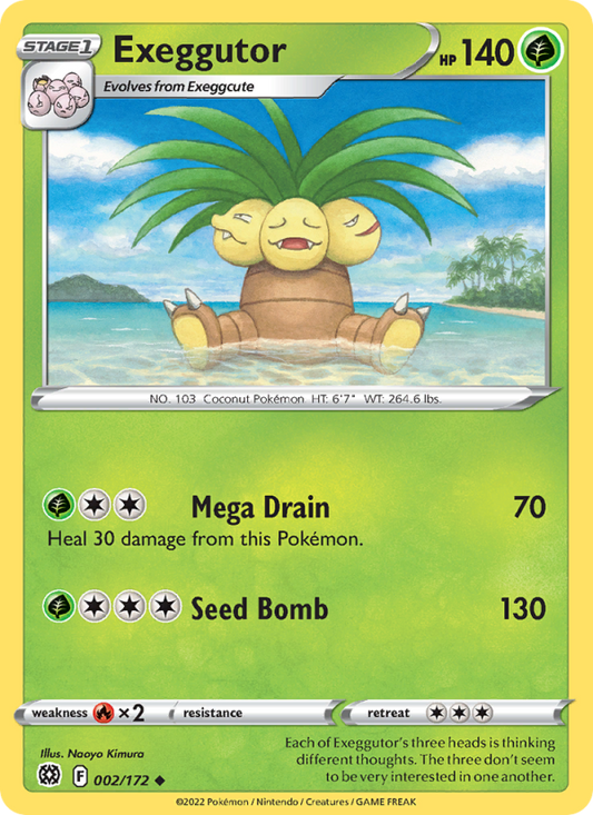 Exeggutor (002/172) Reverse Holo card image