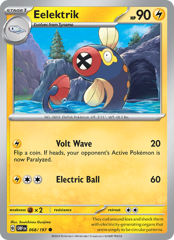 Eelektrik (068/197) Reverse Holo card image
